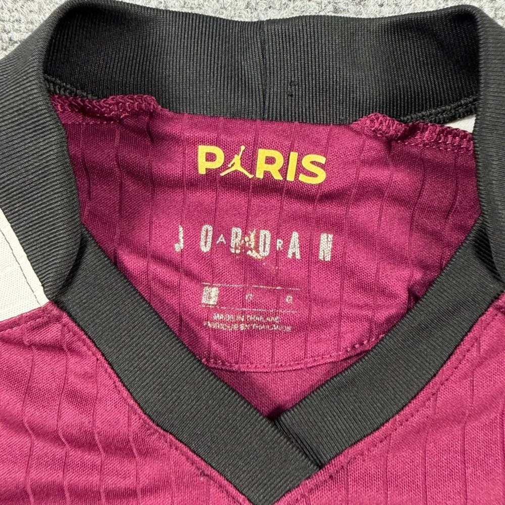 Jordan PSG Soccer Jersey Mens Large Bordeaux 2020/21 Third Kit Paris